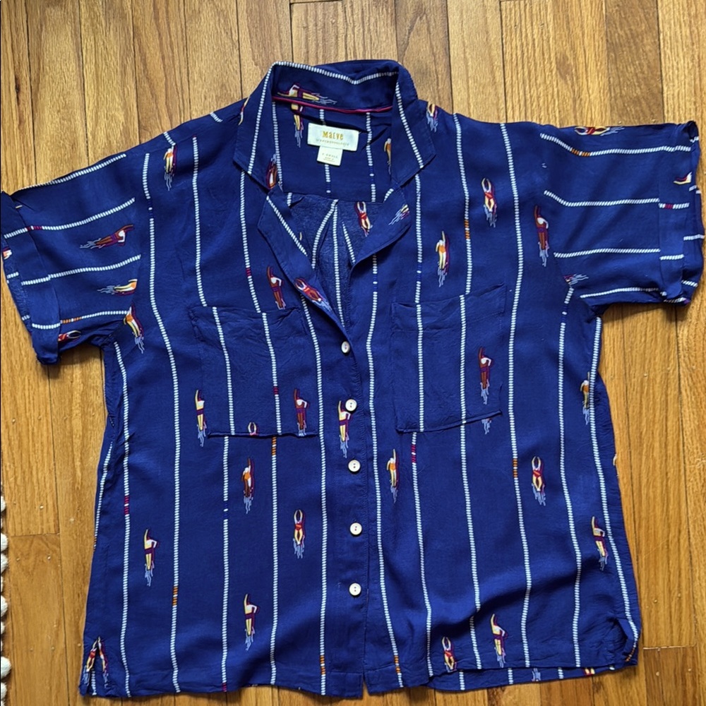 Summer/Swim Graphic Surf Shirt by Maeve